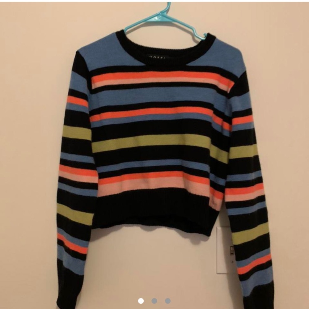 Motel colorful striped sweater